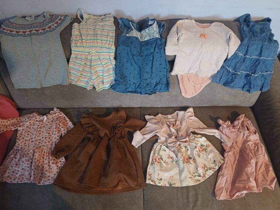 Ubrania dziewczynka 86