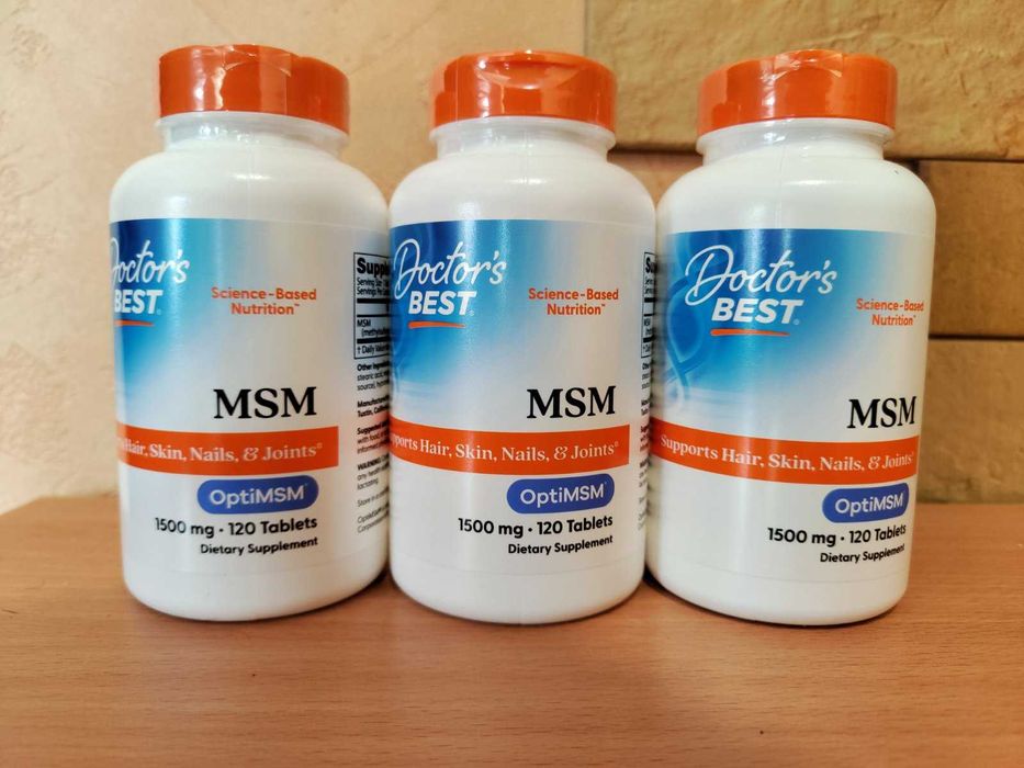 California Gold Doctor's Best глюкозамін хондроїтин МСМ с OptiMSM