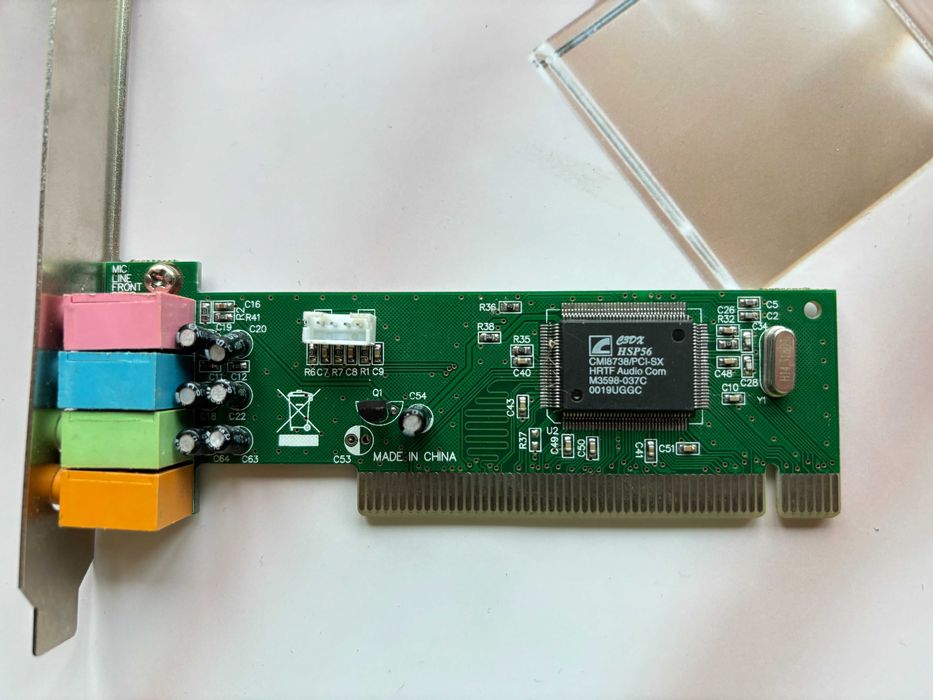 Звукова карта CMI8738 PCI, Сетевая карта Intel Ethernet Мережева карта