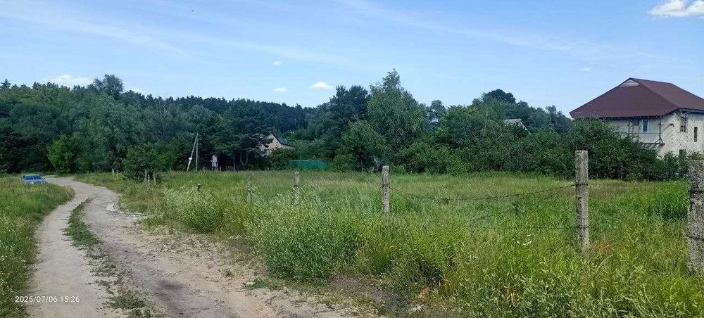 Глеваха. Ділянка 5 соток з видом на ліс! Дачний кооператив Глеваха 3