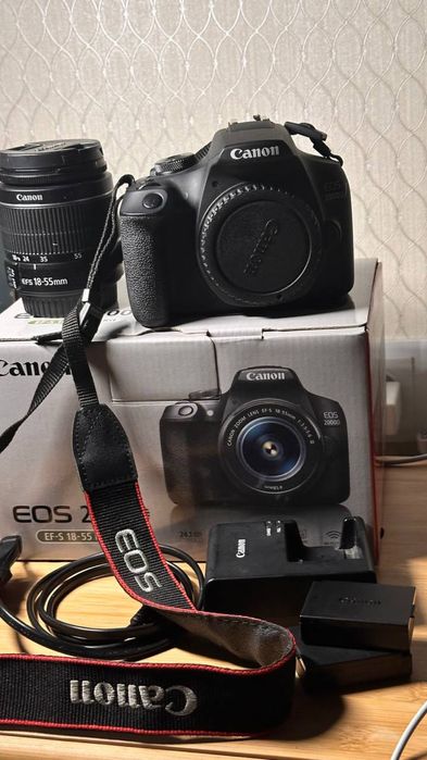 Canon eos2000d в идеальном состоянии