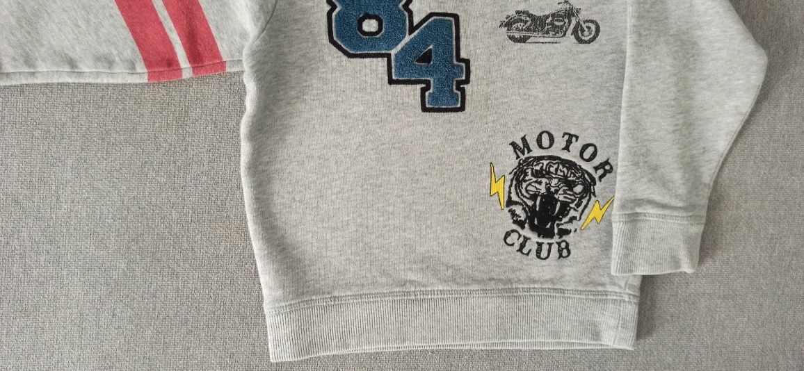 Zestaw Bluz 2 Sztuki Bomberka Sinsay Szara M&S Motor R. 92/98cm