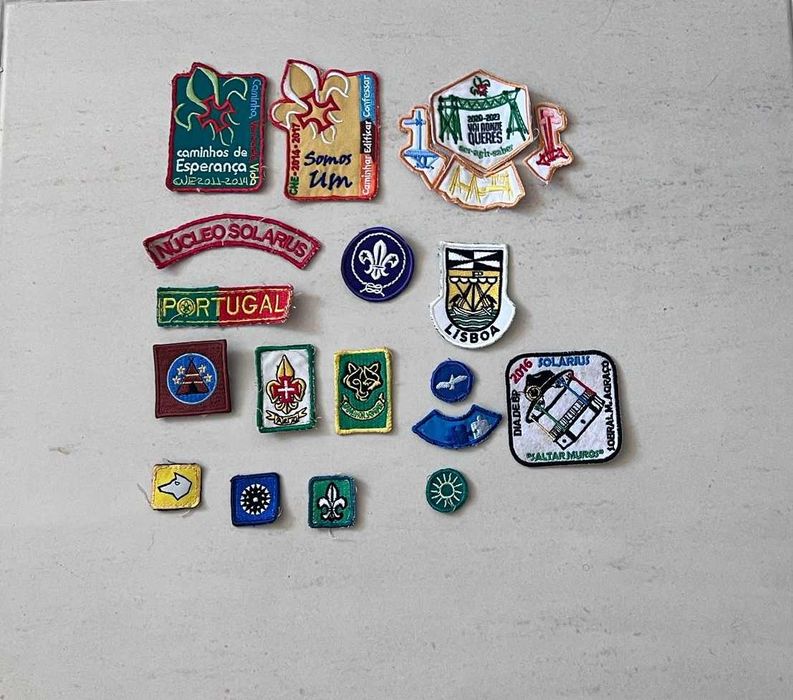 Insígnias e distintivos Escutistas CNE