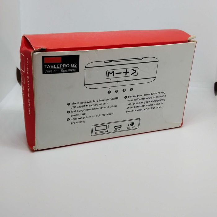 głośnik Bluetooth 5W – wielofunkcyjny, bezprzewodowy, radio FM