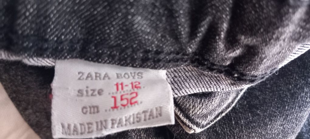 Calça de ganga menino, tamanho 11-12anos da Zara  5€