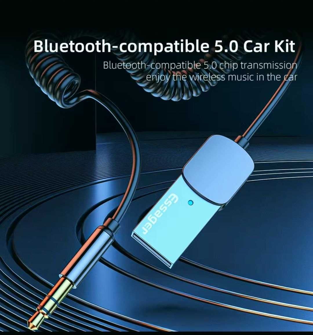 Bluetooth-адаптер пружинный кабель AUX 3.5мм аксессуар для смартфона
