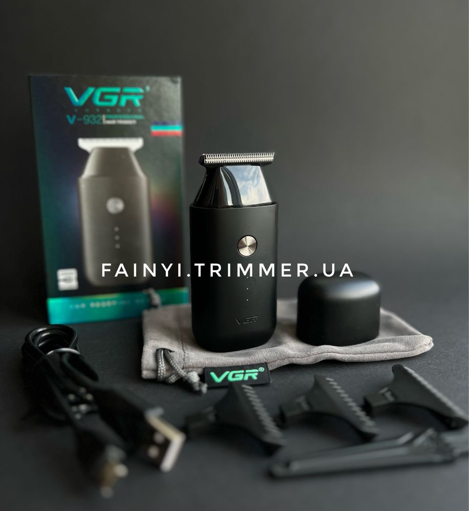 ‼️РОЗПРОДАЖ‼️Портативний міні-тример для стрижки бороди VGR V-932