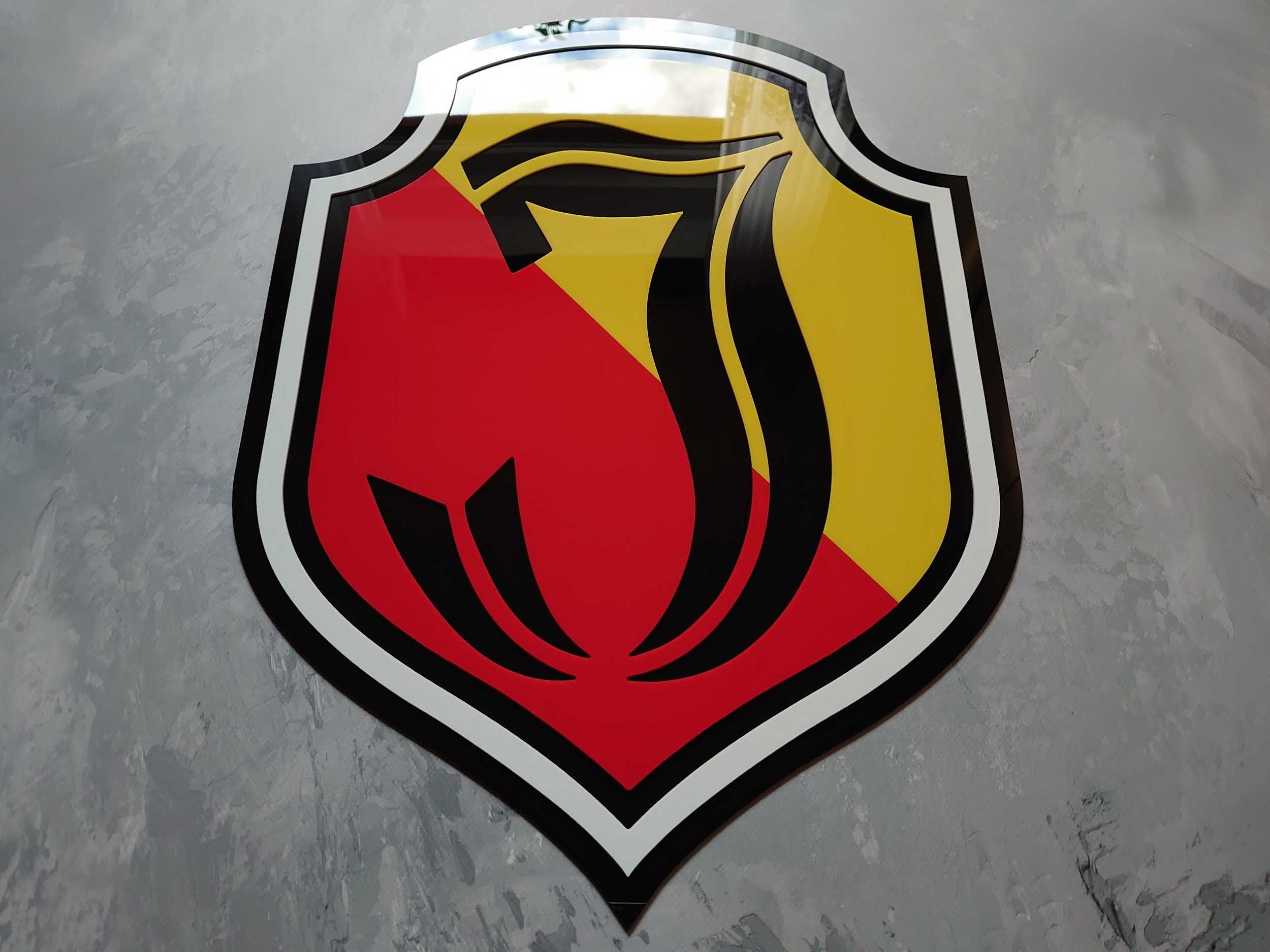 Herb Jagiellonia Białystok na ścianę prezent dla fana klubu dla męża