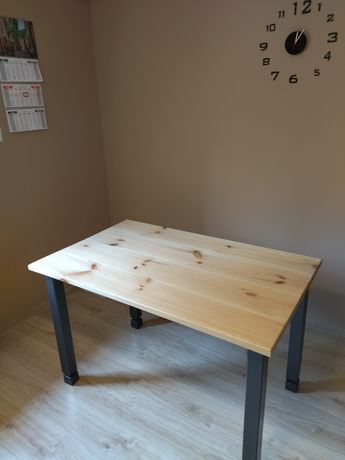Stół drewno metal