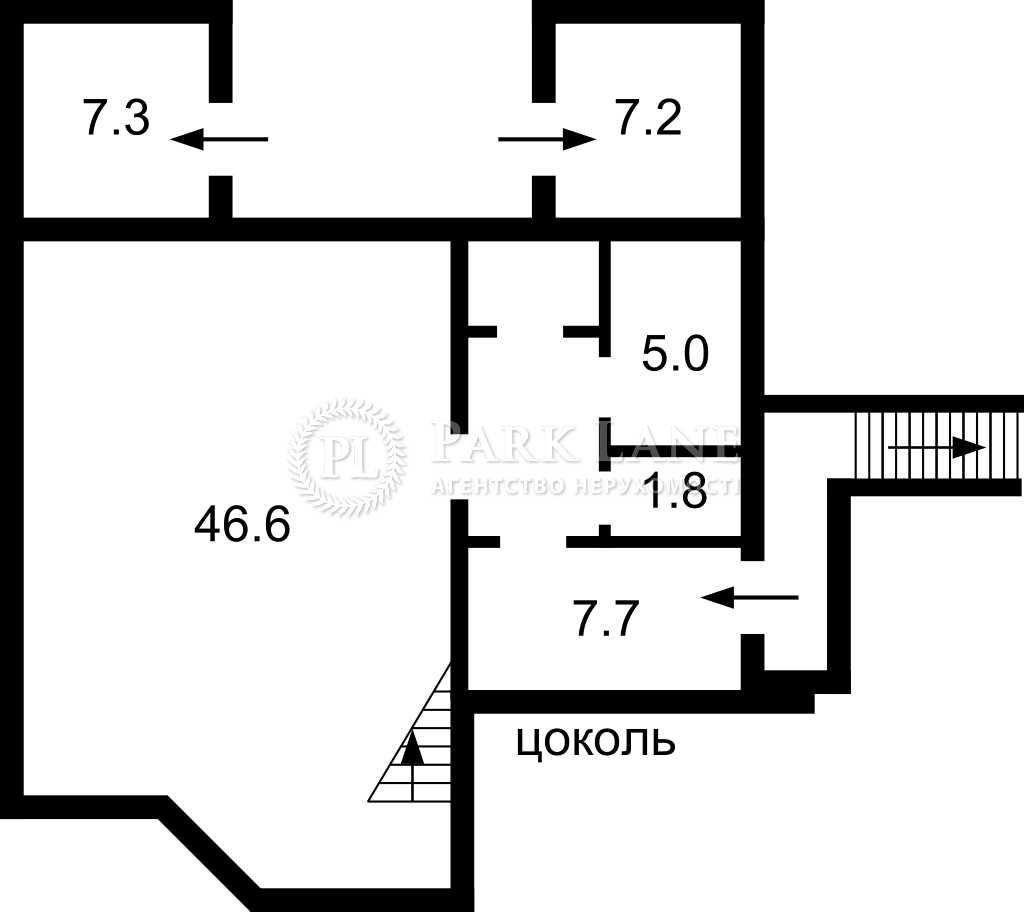 Обухівський, будинок з ремонтом 310м, 34сот, Гусачівка