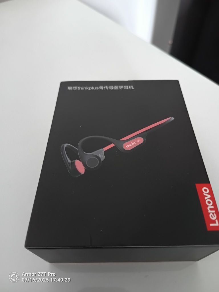 Słuchawki dokostne Lenovo, nowe, do pracy