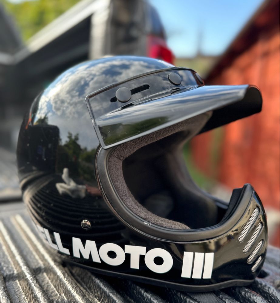 Kask Bell Moto III + gogle 100%