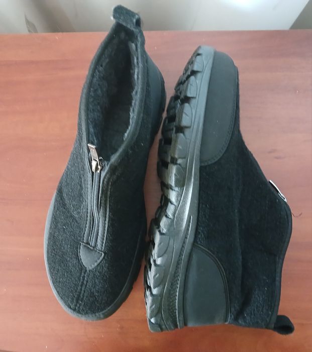 Черевики чоловічі войлочні чорні, 45 розмір