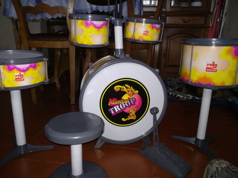 Bateria reig brinquedo para criança