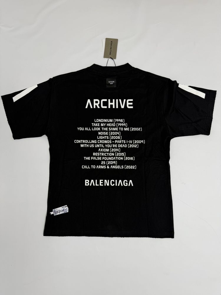 футболка balenciaga archive tee ss24 M L