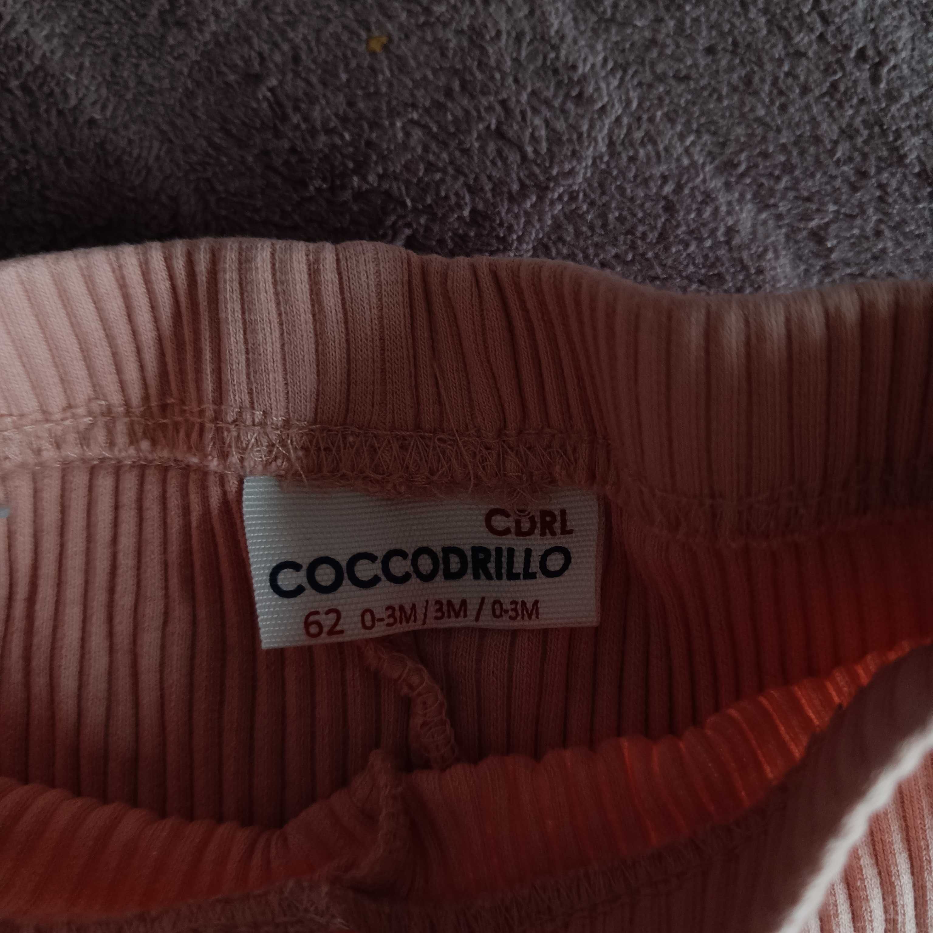 Sweter rozpinany niemowlęcy, legginsy Cocodrillo, rozmiar 62