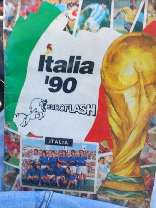 Caderneta Cromos Mundial Itália  90 Completa