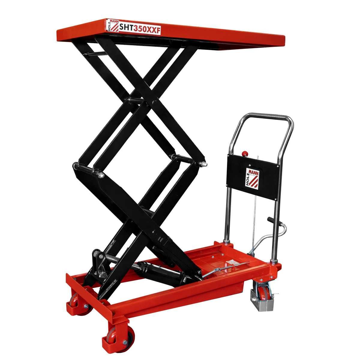 Mesa Elevatória Hidráulica Dupla Tesoura HOLZMANN 350KG