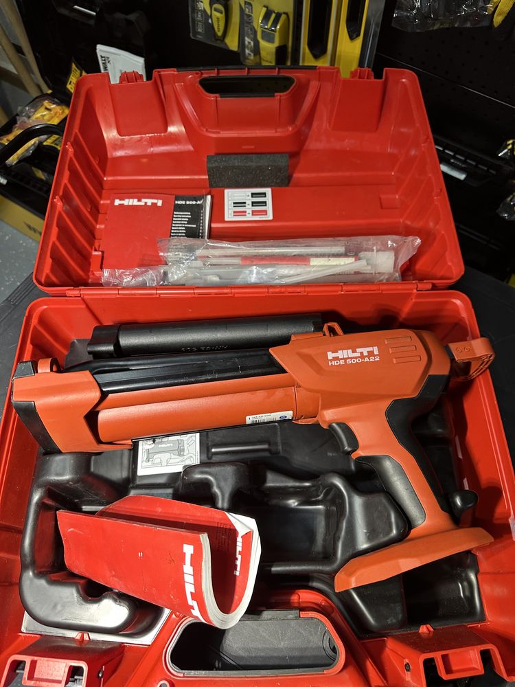 Акумуляторний дозатор для хімічних анкерів Hilti HDE 500-A22