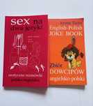 Unikat Sex na dwa języki erotyczne rozmówki + zbiór dowcipów pol - ang