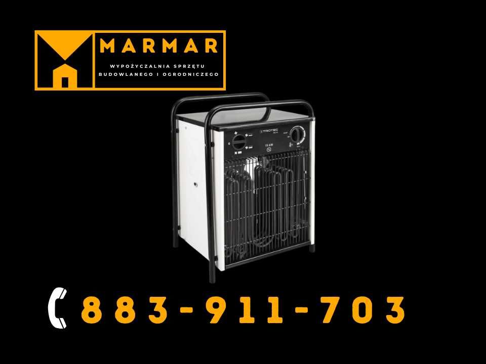 Nagrzewnica elektryczna Trotec 15kW 400V/3,3kW, WYNAJEM, WYPOŻYCZALNIA