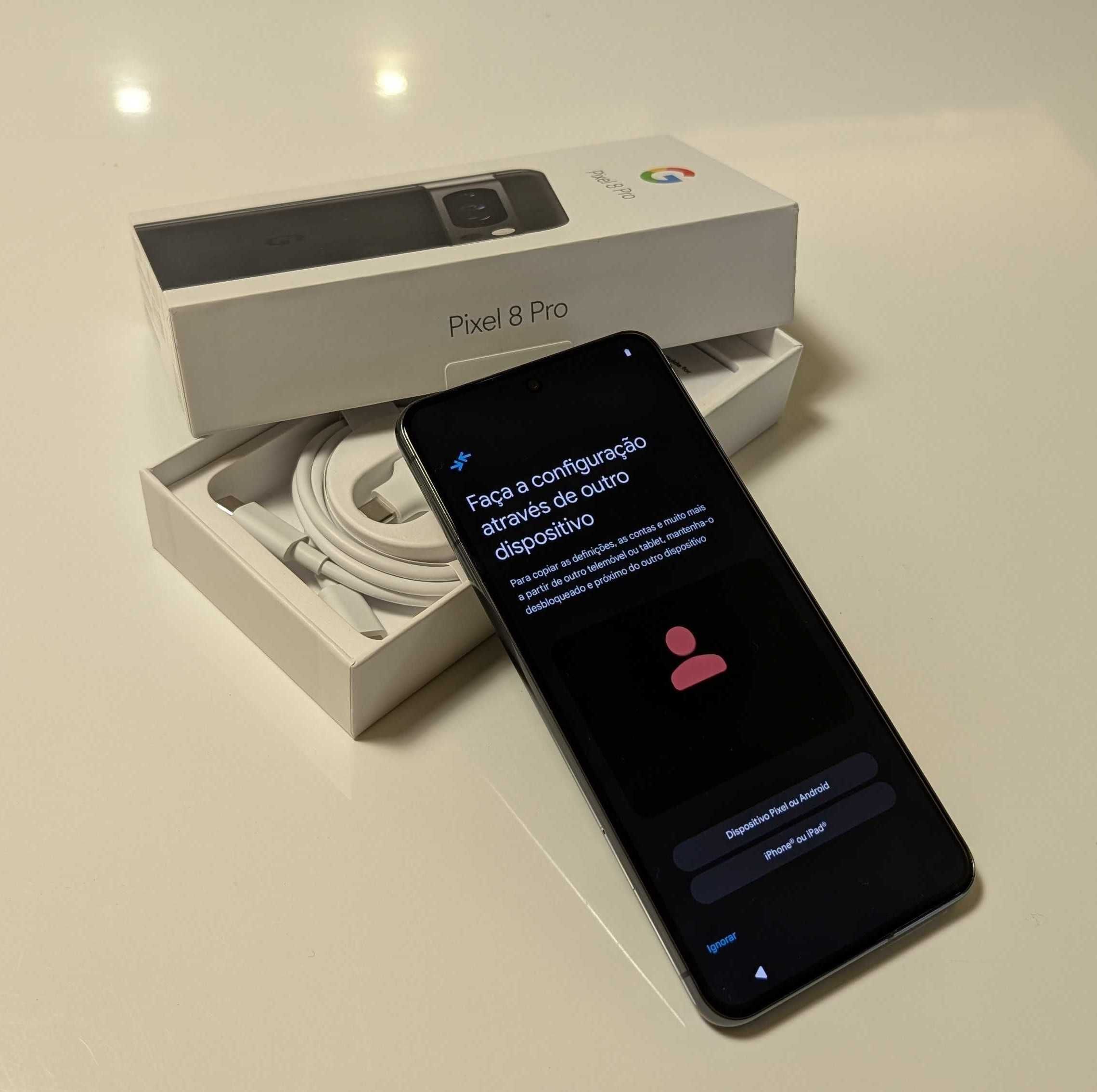 Pixel 8 Pro com garantia tem um mês