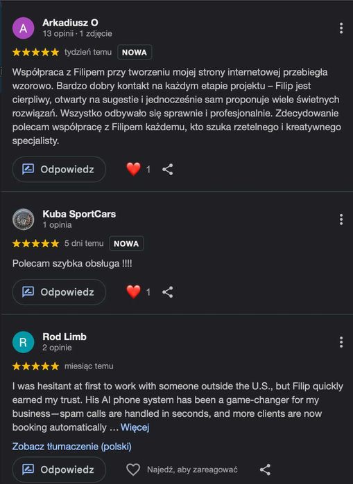 STRONY INTERNETOWE - Gotowa Na Nastepny Dzień | Płatność Po Wykonaniu!