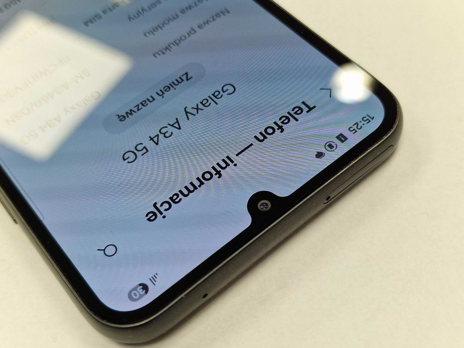 Samsung Galaxy A34 5G/ 6GB/ 128GB/ Awesome Graphite/ Grade A- + ładowa