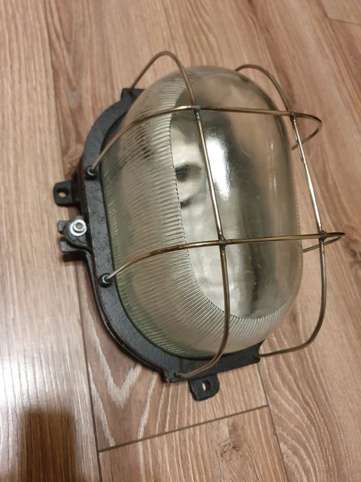 Lampa przemysłowa PRL loft, vintage