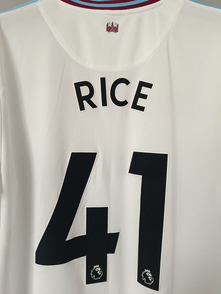 Koszulka West Ham United #41 Rice 2019/20 Away UMBRO Roz. L