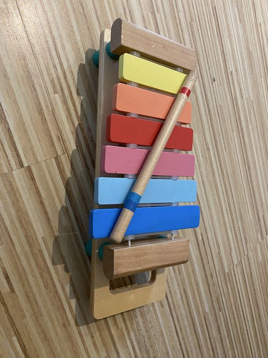 Cymbałki drewniane dla maluszka