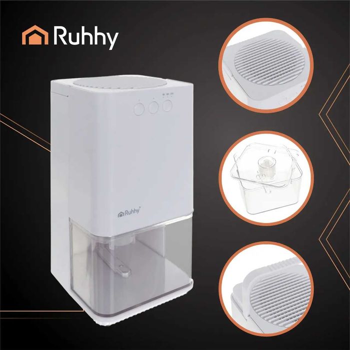 Осушувач повітря RUHHY 1.4 л з LED підсвіткою та таймером | осушитель