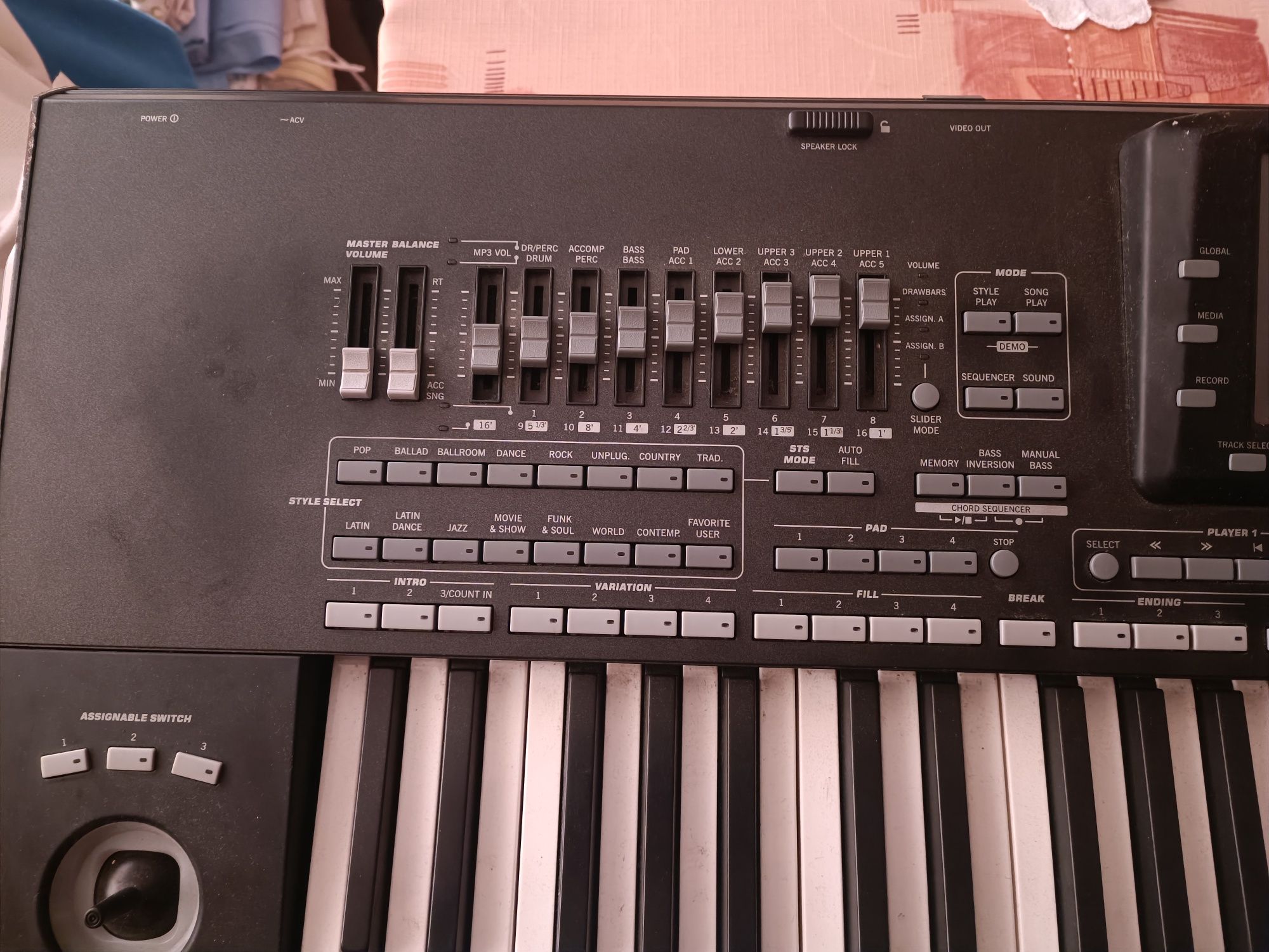 Keyboard Korg Pa3x