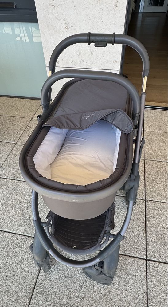 Carrinho iCandy Peach Dusk + Alcofa + Ovo BeSafe | Para bebé elegante