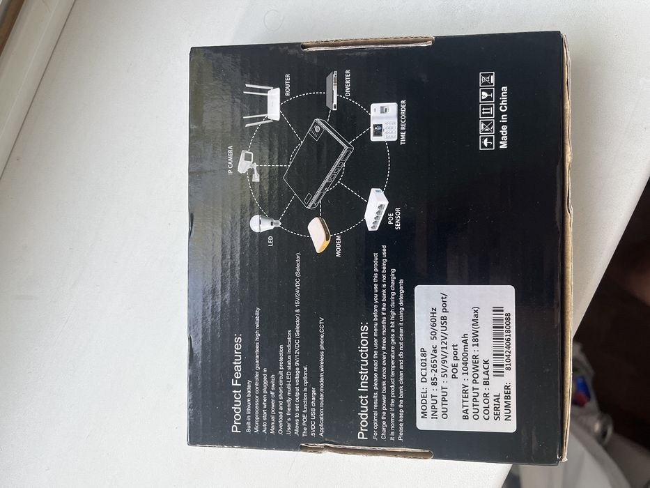 Безперебійник DC UPS 18W DC1018P
