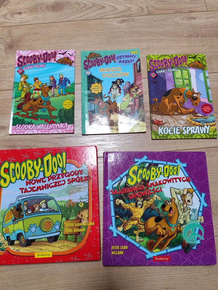 Zestaw książek Scooby-Doo - 5 szt.