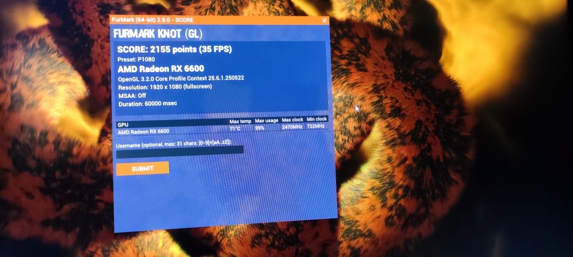 Gráfica Amd Radeon rx6600 xfx