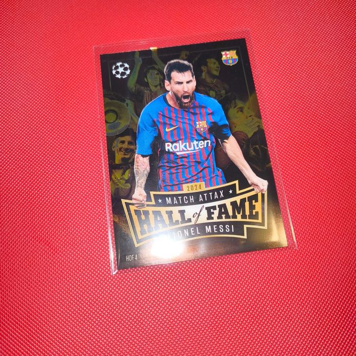 Lionel Messi Hall of Fame Topps Match Attax