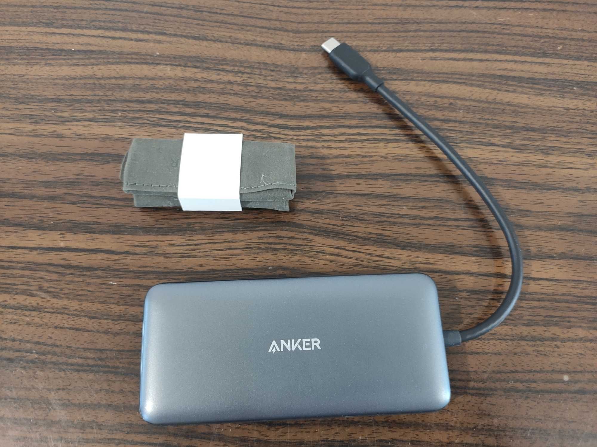 Hub USB Anker 8w1 USB-C RJ45 USB HDMI outlet