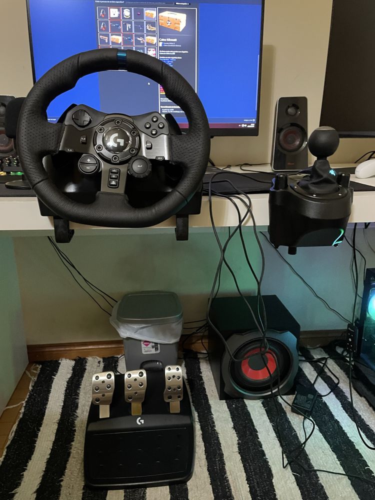 Volante Logitech g923 + shifter c/garantia