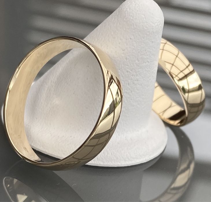 ZŁOTE Obrączki PARA-PR 585 5mm Hit! Wszystkie rozmiary jedna Cena !