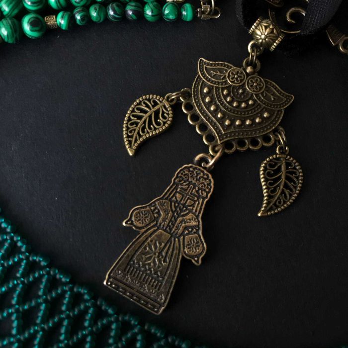 Набір прикрас в національному стилі "Лісова пісня"