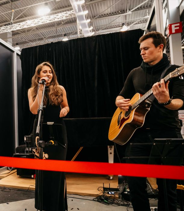 Duet, muzyka na żywo na świąteczny koncert, event firmowy.