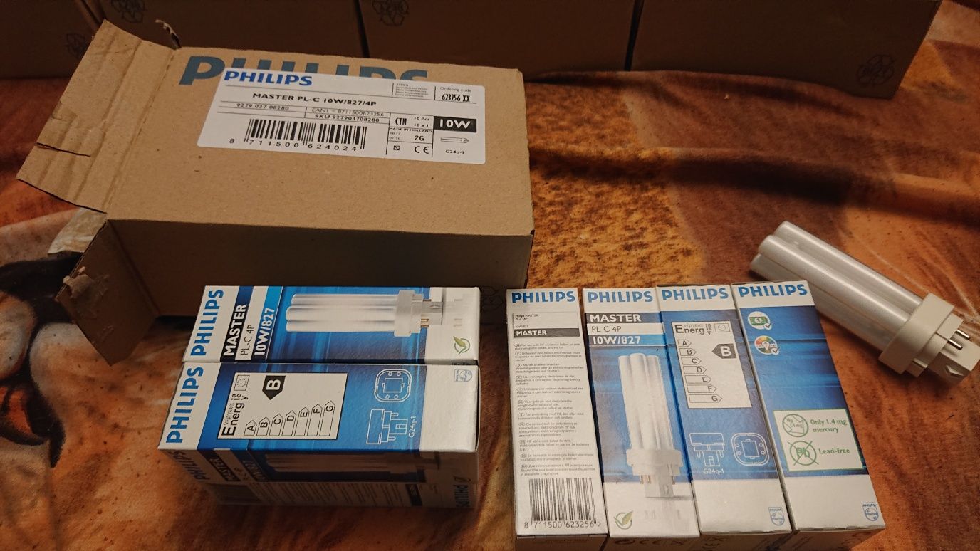 PHILIPS 10W żarówki do lamp UV do paznokci 49 +18szt