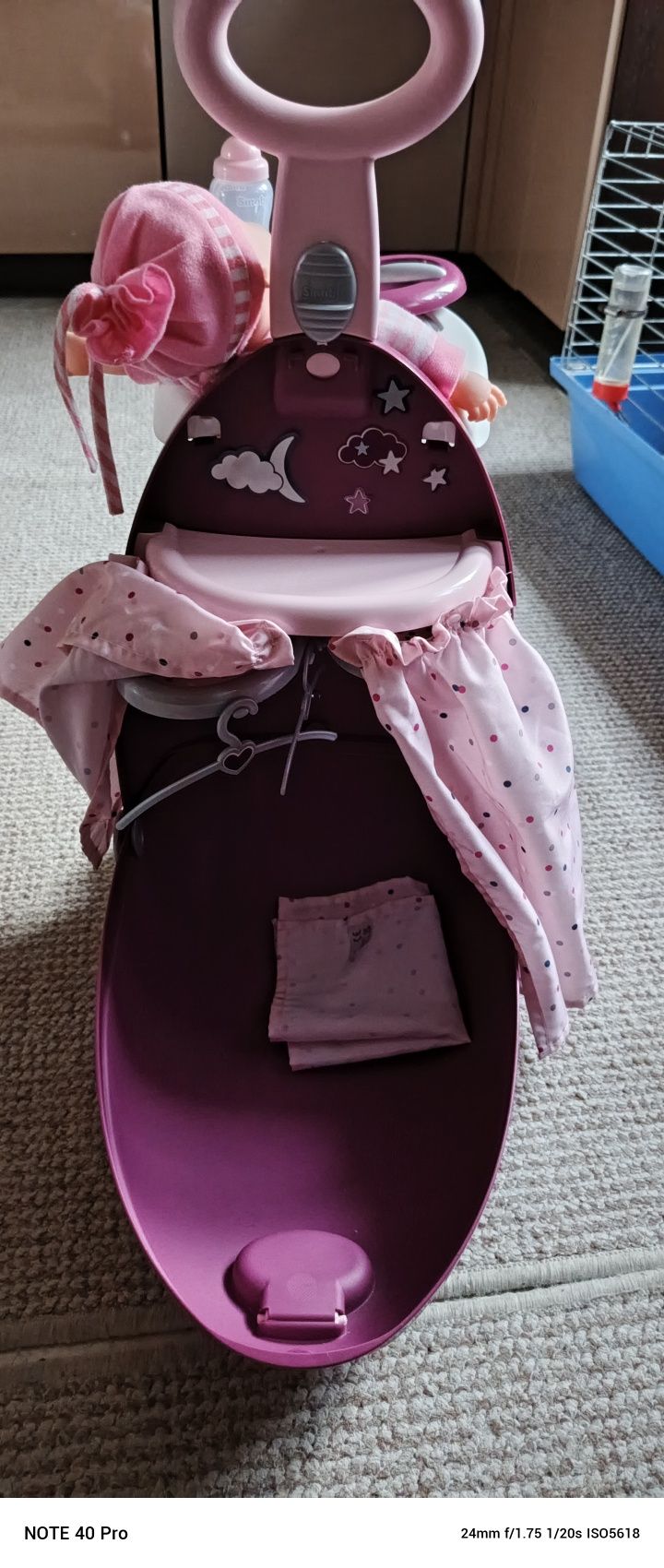 Baby Nurse Walizka opiekunki Smoby + lalka zestaw podróżny 3 w 1