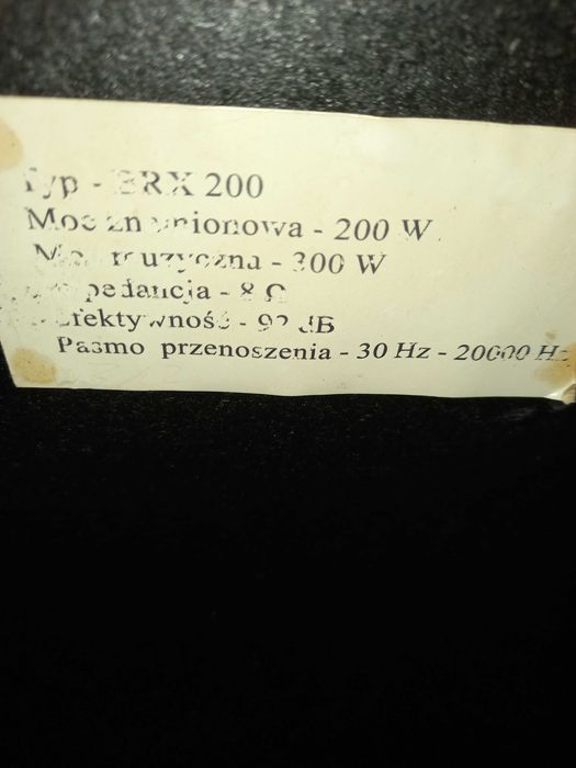 Sprzedam Kolumny Głośnikowe