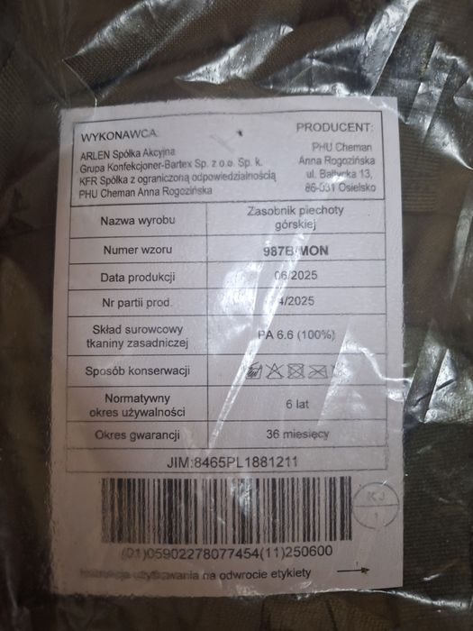 Zasobnik piechoty górskiej
