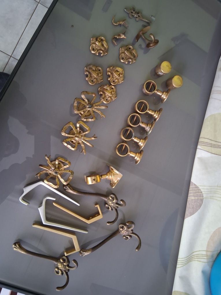 Peças antigas de decoração