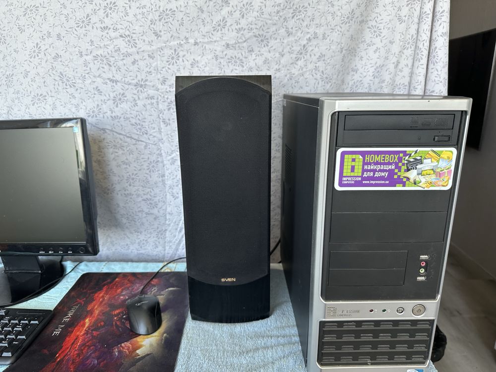 Компьютер philips + системный блок+ мышка+ клавиатура + колонка