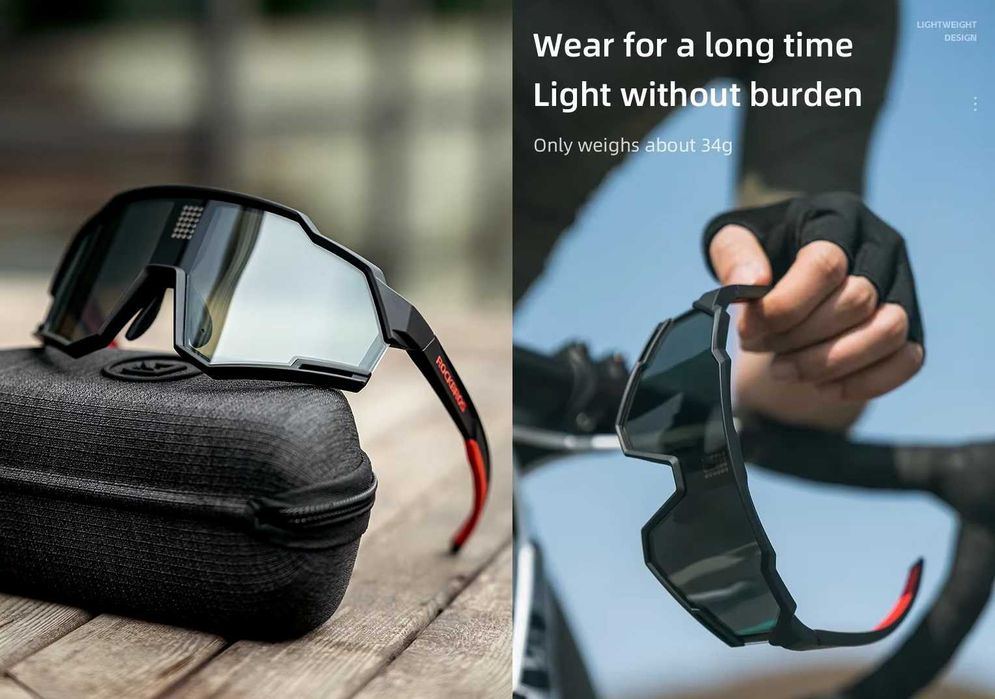 Фотохромні поляризовані з РК-дисплеєм велосипедні окуляри, ROCKBROS